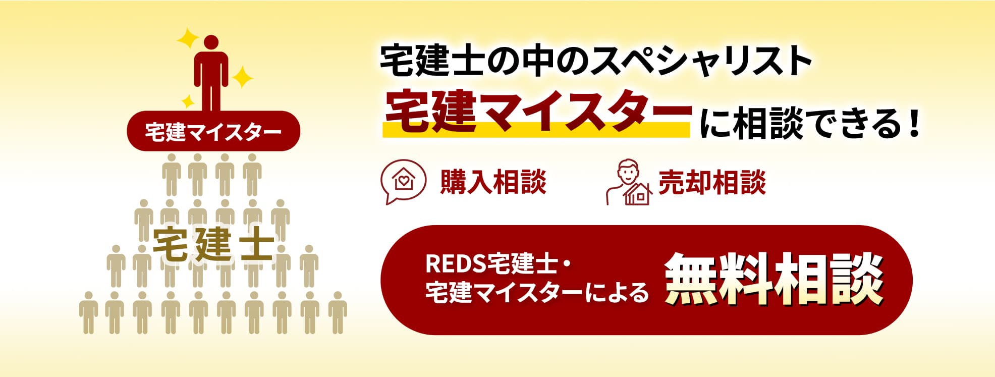 REDS宅建士・宅建マイスターによる無料相談