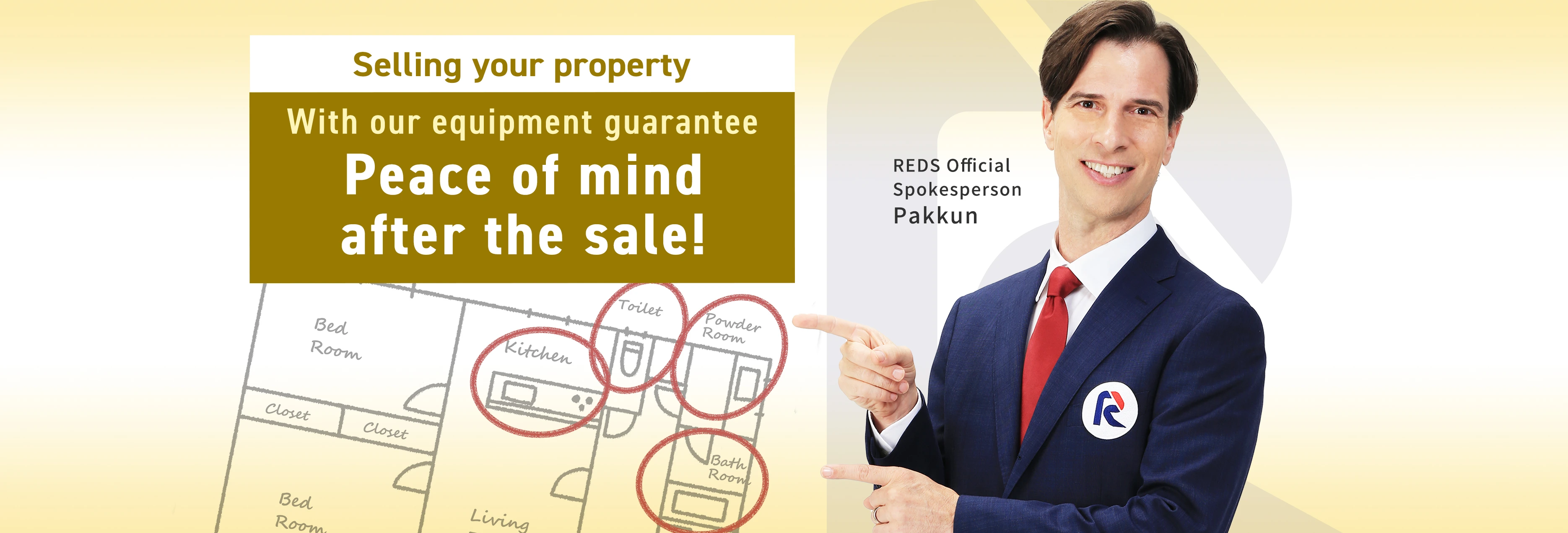 Selling your property With our equipment guarantee Peace of mind after the sale!