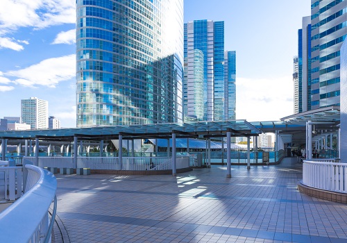 (東京都ｰ都市風景)品川駅前の風景１