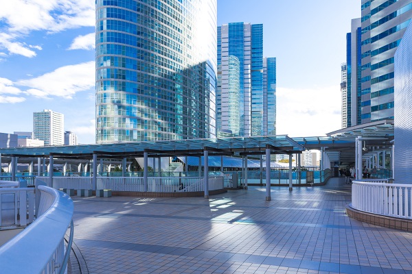 (東京都ｰ都市風景)品川駅前の風景１