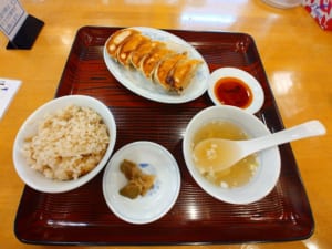 焼餃子と小ライス