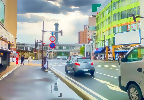 駅近の商業地域