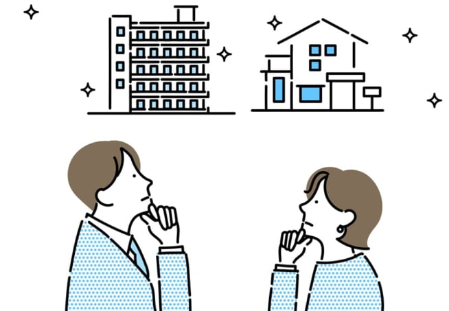 マンションと戸建て