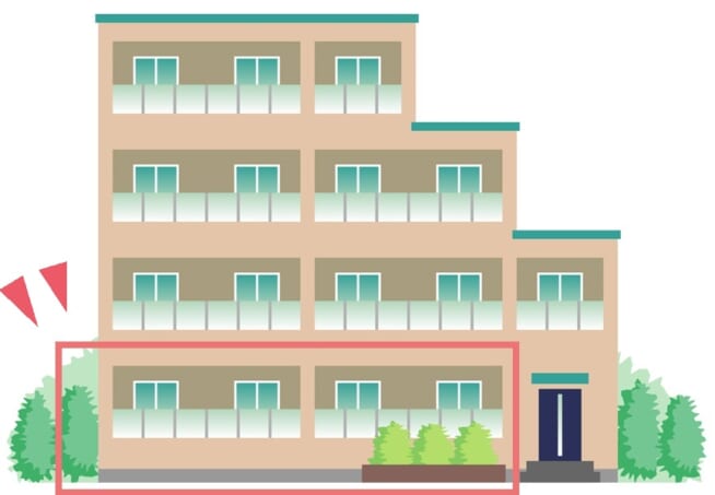 マンション1階