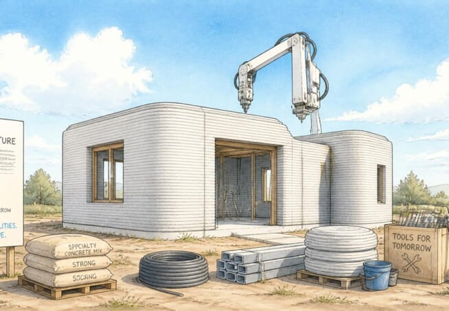 3Dプリンター住宅